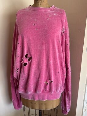 Authentic The Laundry Room Pink Crewneck Sweatshirt